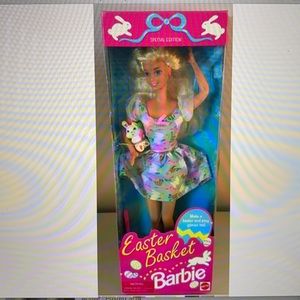 New  Barbie Easter Basket Special Edition 1995